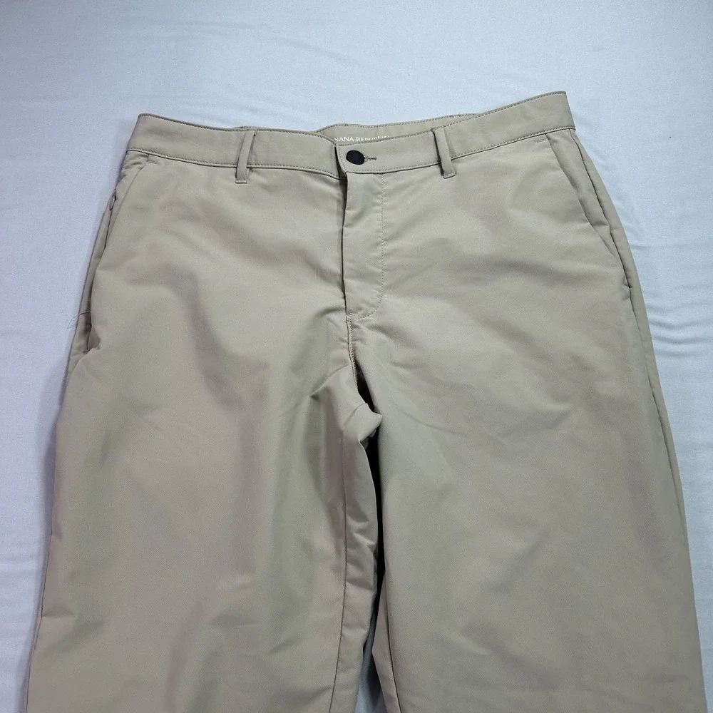 Banana Republic Pants Mens 34x29 Beige Golf Performance Lightweight Preppy Adult